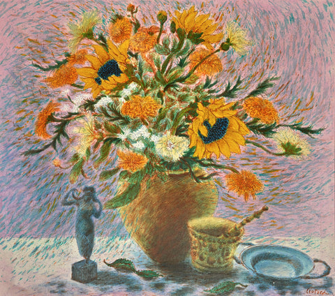Bouquet with Sunflowers and a Story