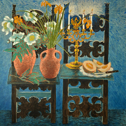 Two Hispanic Chairs Still Life