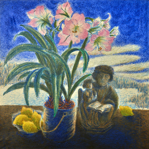 Amaryllis with Wooden Saint