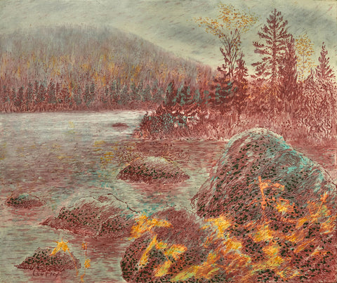 Lake Casgrain in Fall