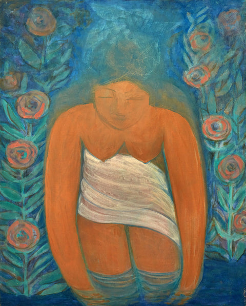 Girl Entering the Water