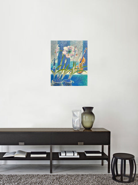 Amaryllis with Viola and Roman Dancer