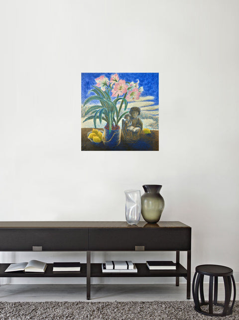 Amaryllis with Wooden Saint
