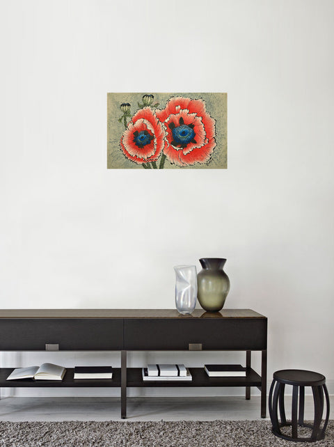 Iconic Pair of Poppies