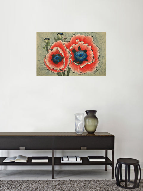 Iconic Pair of Poppies