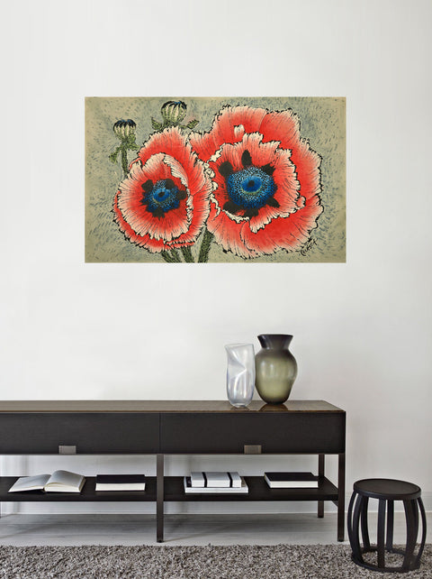 Iconic Pair of Poppies