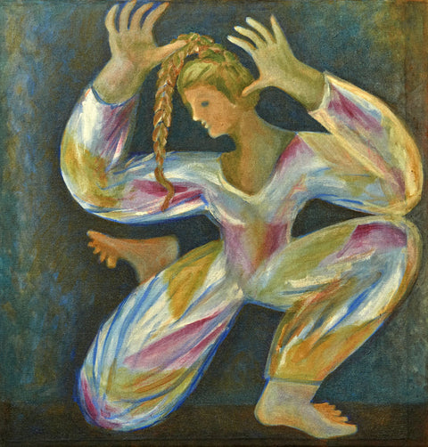  Dancing Girl with Braid